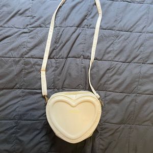 Heart Shaped White Bag